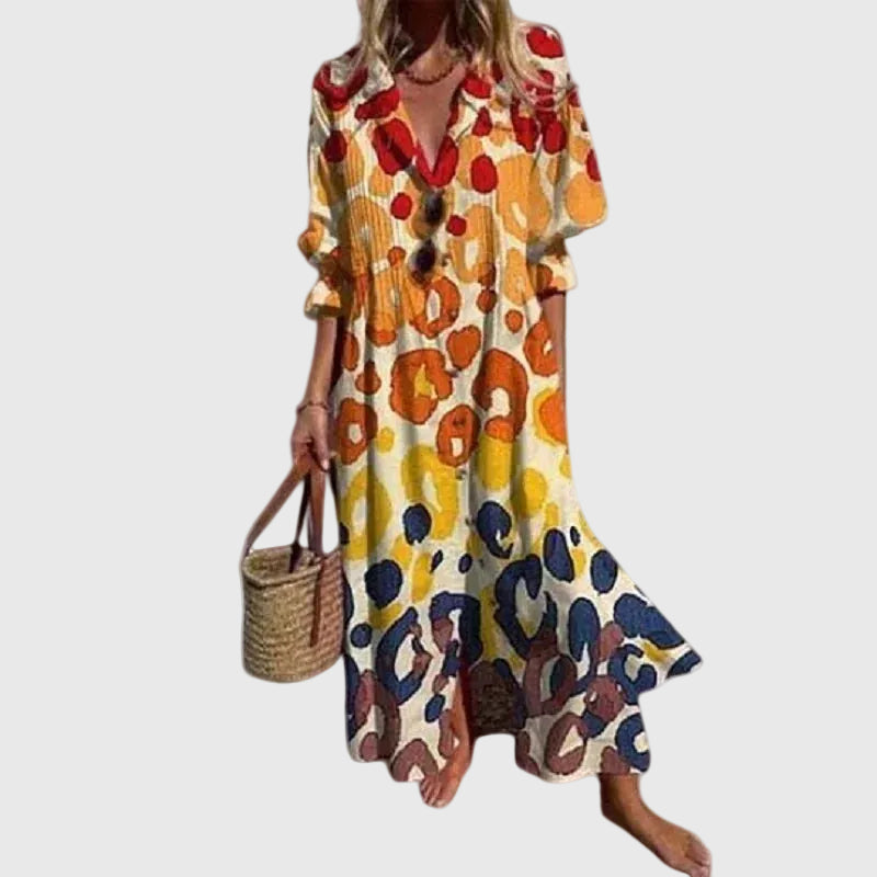 Mila | Elegantes Bohemian-Maxikleid