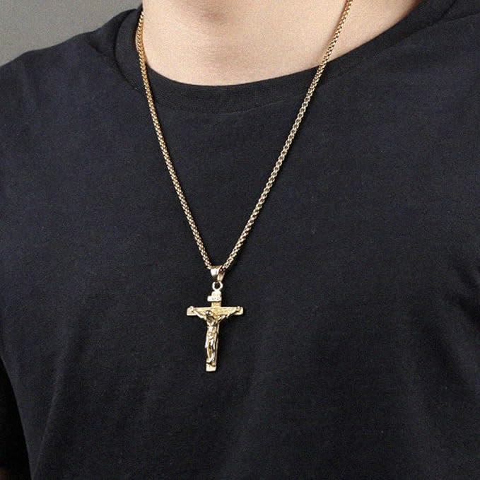 FAITH AS YOUR ARMOR: Crucifix Pendant Charm Necklace