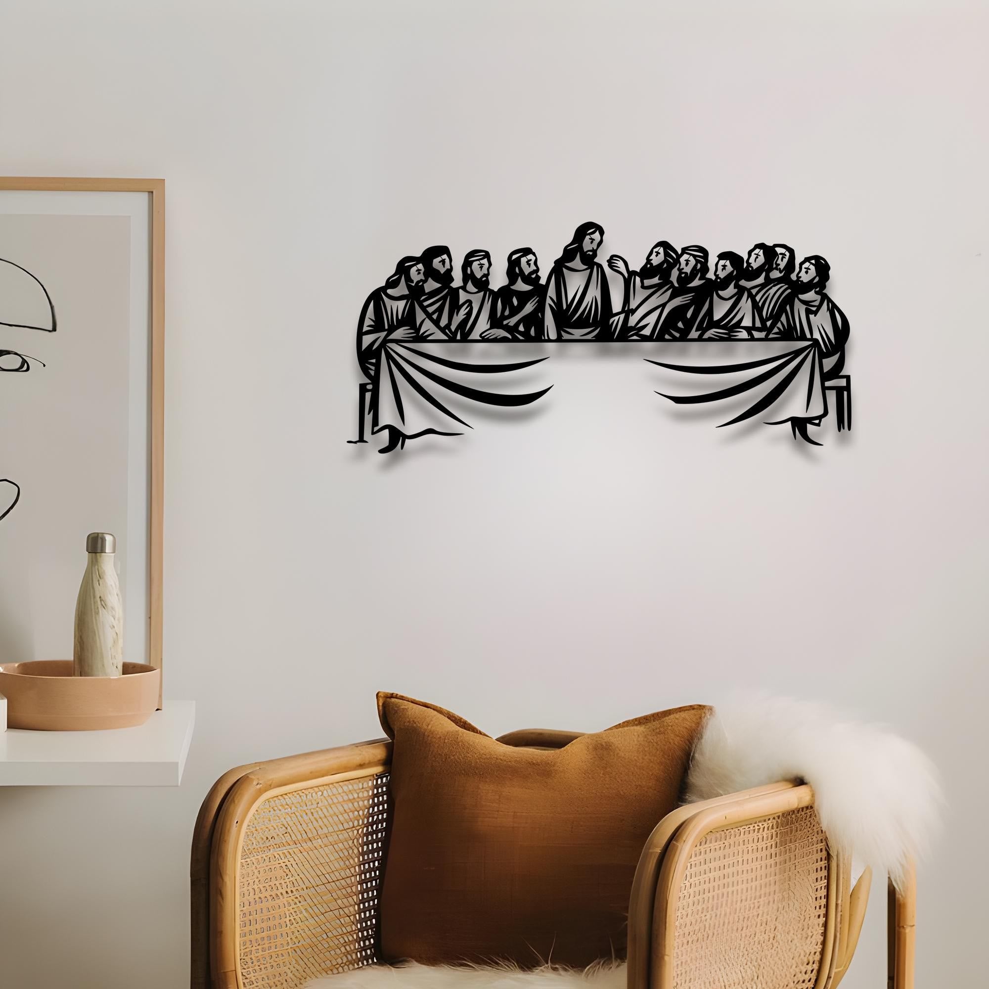 Christian Artwork Workshop The Last Supper Metal Wall Decor - Faithful Representation