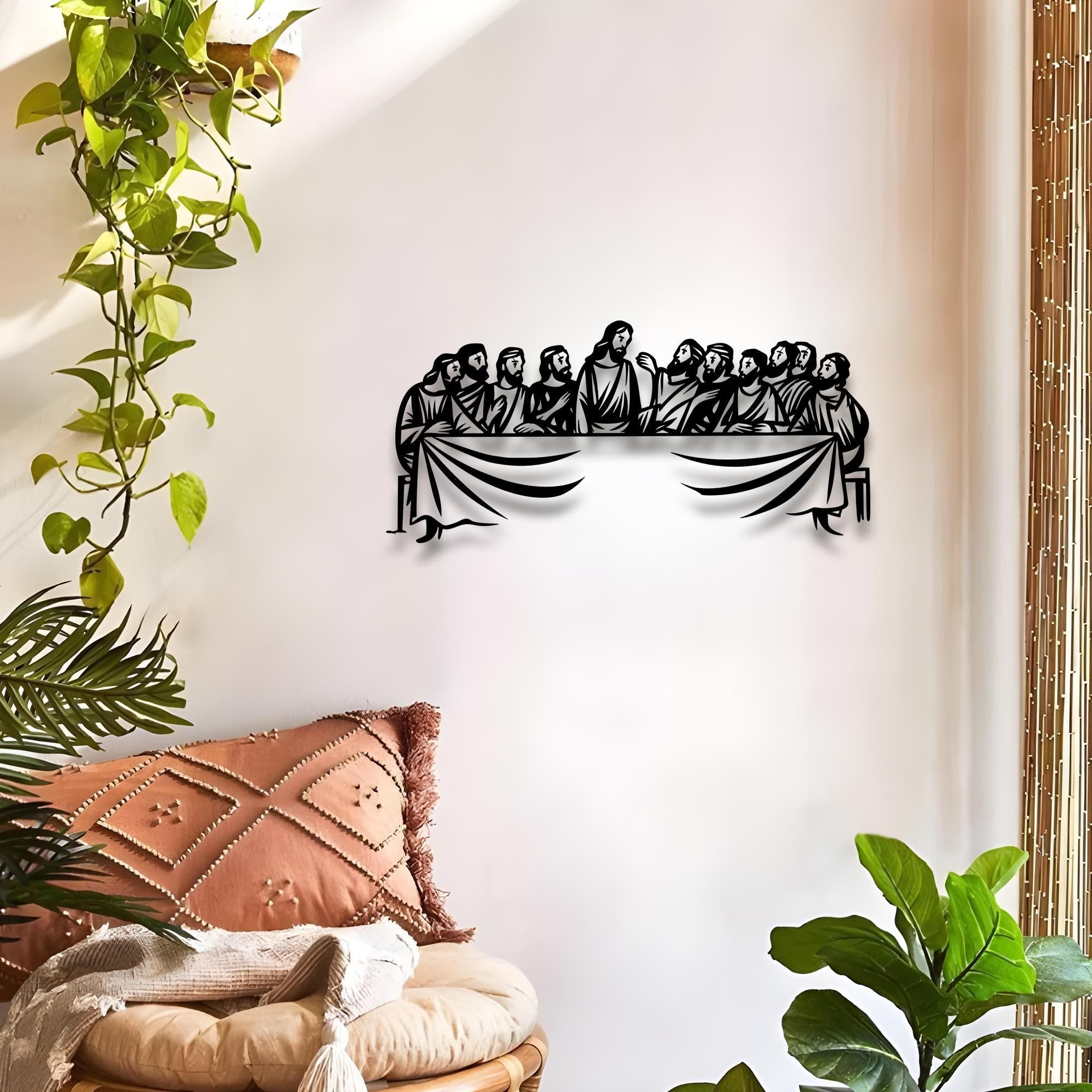 Christian Artwork Workshop The Last Supper Metal Wall Decor - Faithful Representation