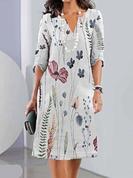 ELEANOR | LAYERED BLOOM FLORAL DRESS