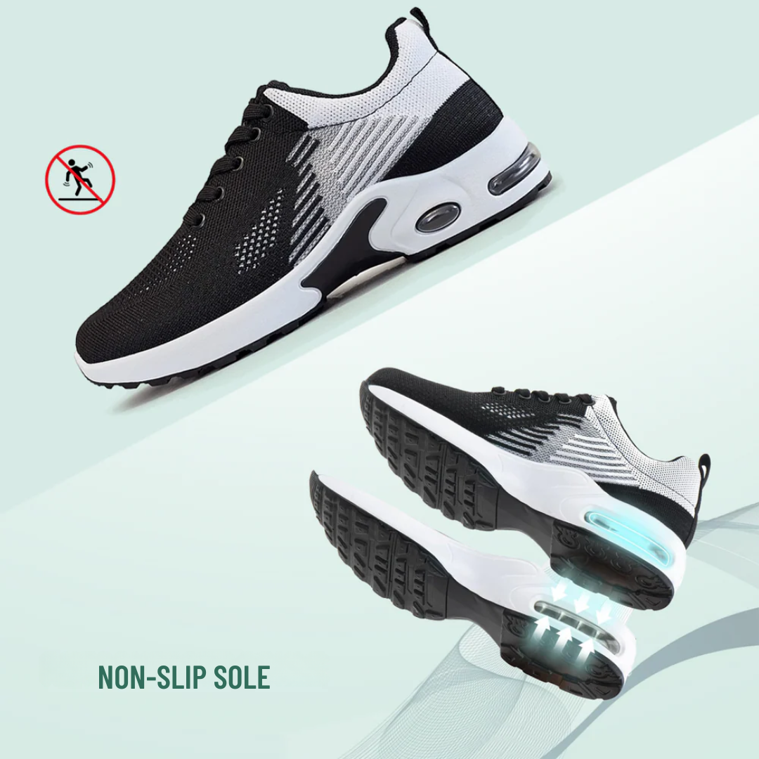 WalkMora Orthopedic Shoes - White Black