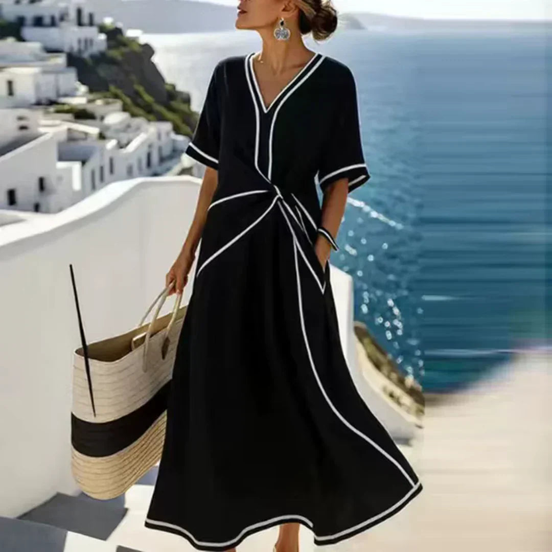 Athena™ Elegant Flattering Dress Beach