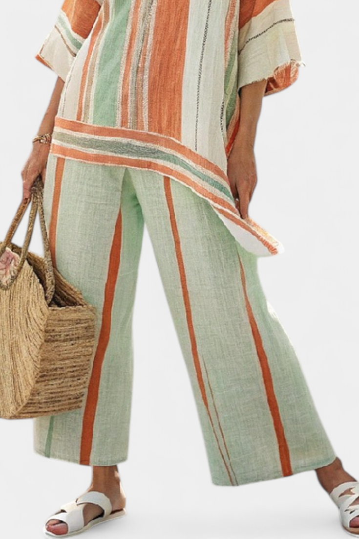 Bellmere | Elegant Asymmetrical Linen Set