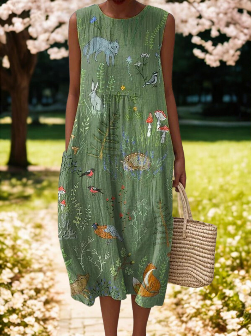 Hope | Woodland Midi Dress