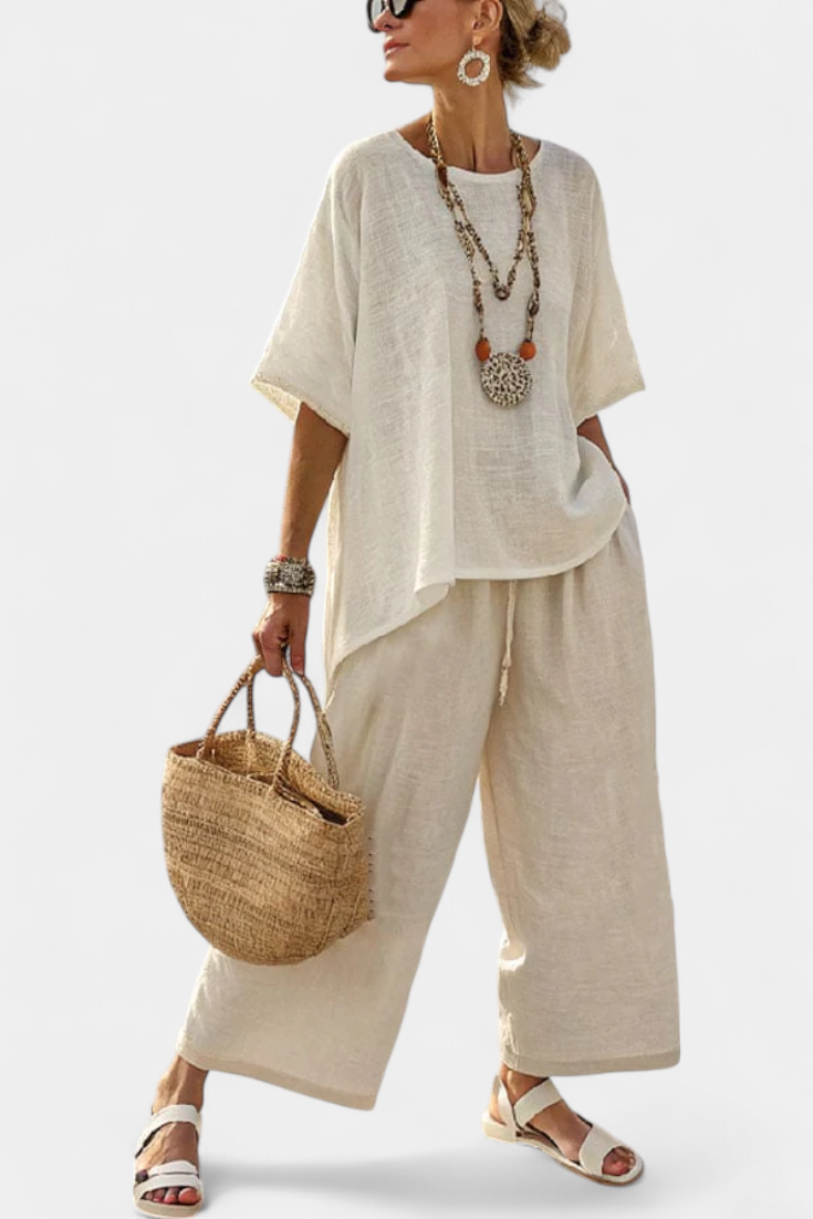 Drevon | Natural Linen Set