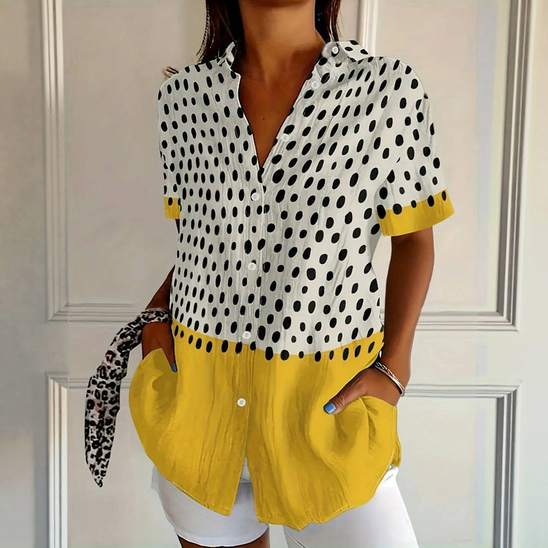 Casual Outing Graceful Blouse - Loose Fit