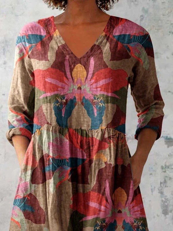 Harmony | Long V-neck Blouse