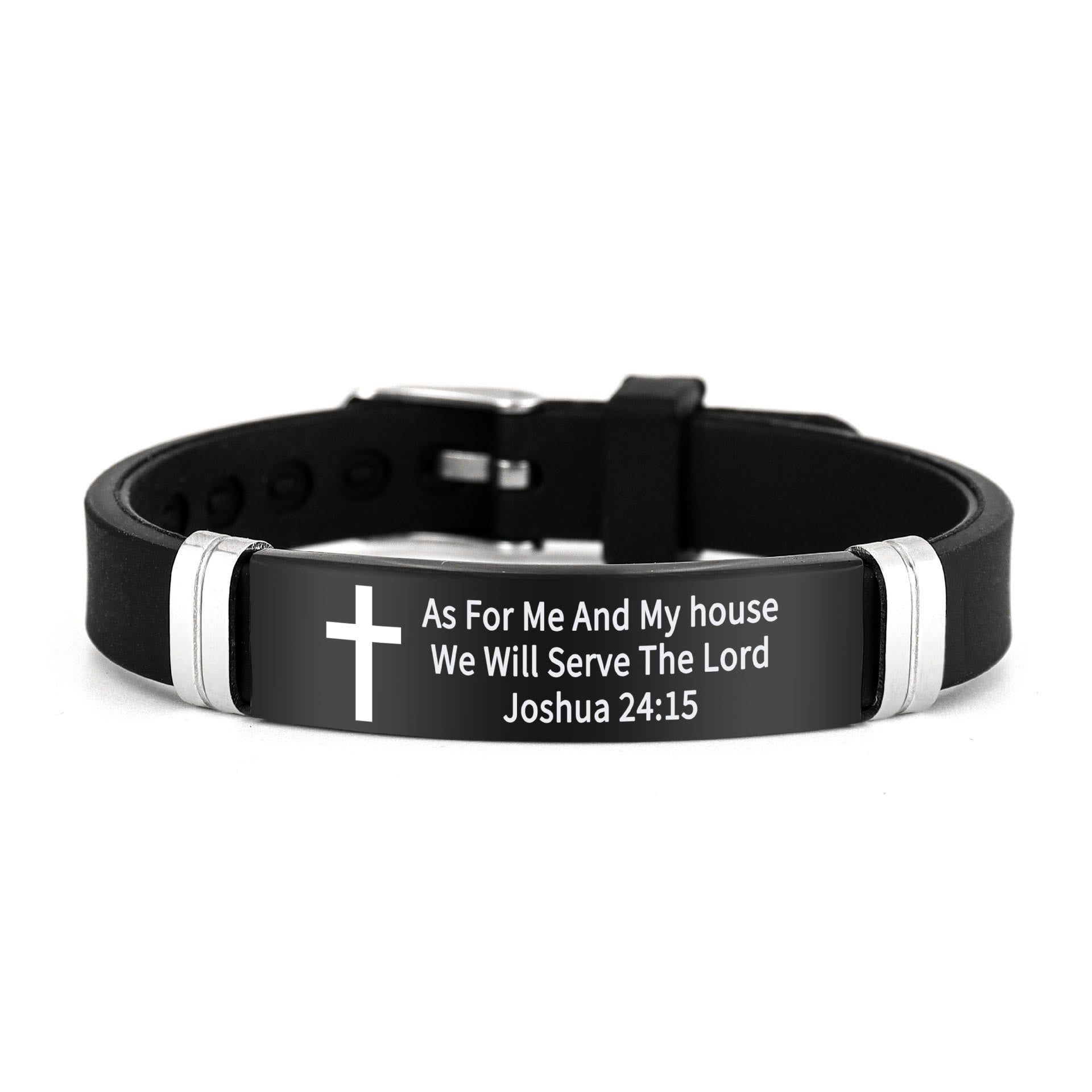 Multi - Styled Motivational Cross Bracelet with Bible Verses