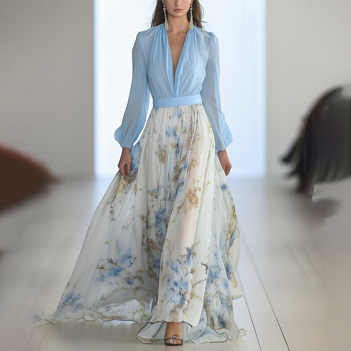 Hellena - Soft Floral Dress