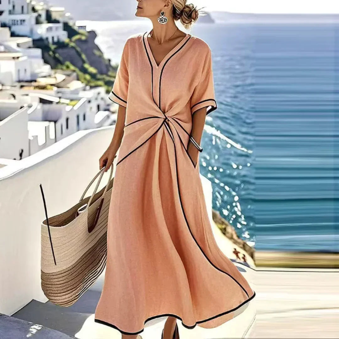 Athena™ Elegant Flattering Dress Beach