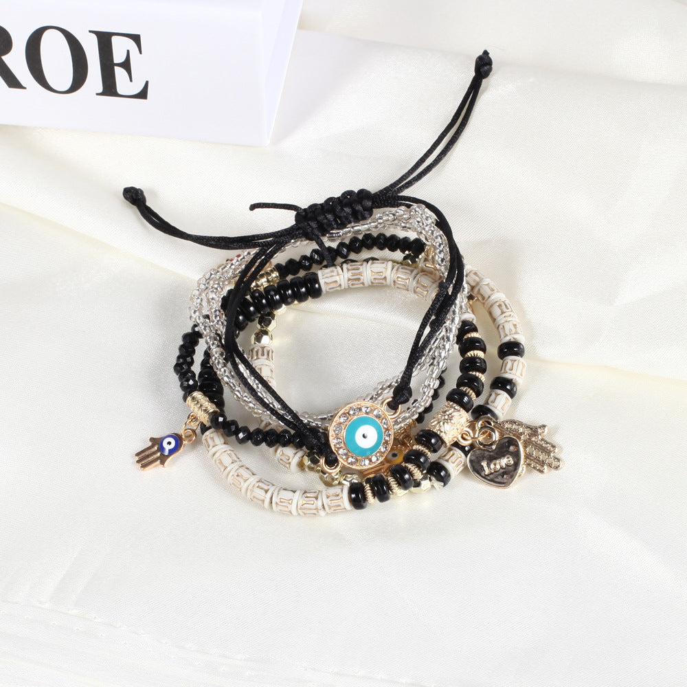 Hamsa Bohemian Beach Bracelet Bundle