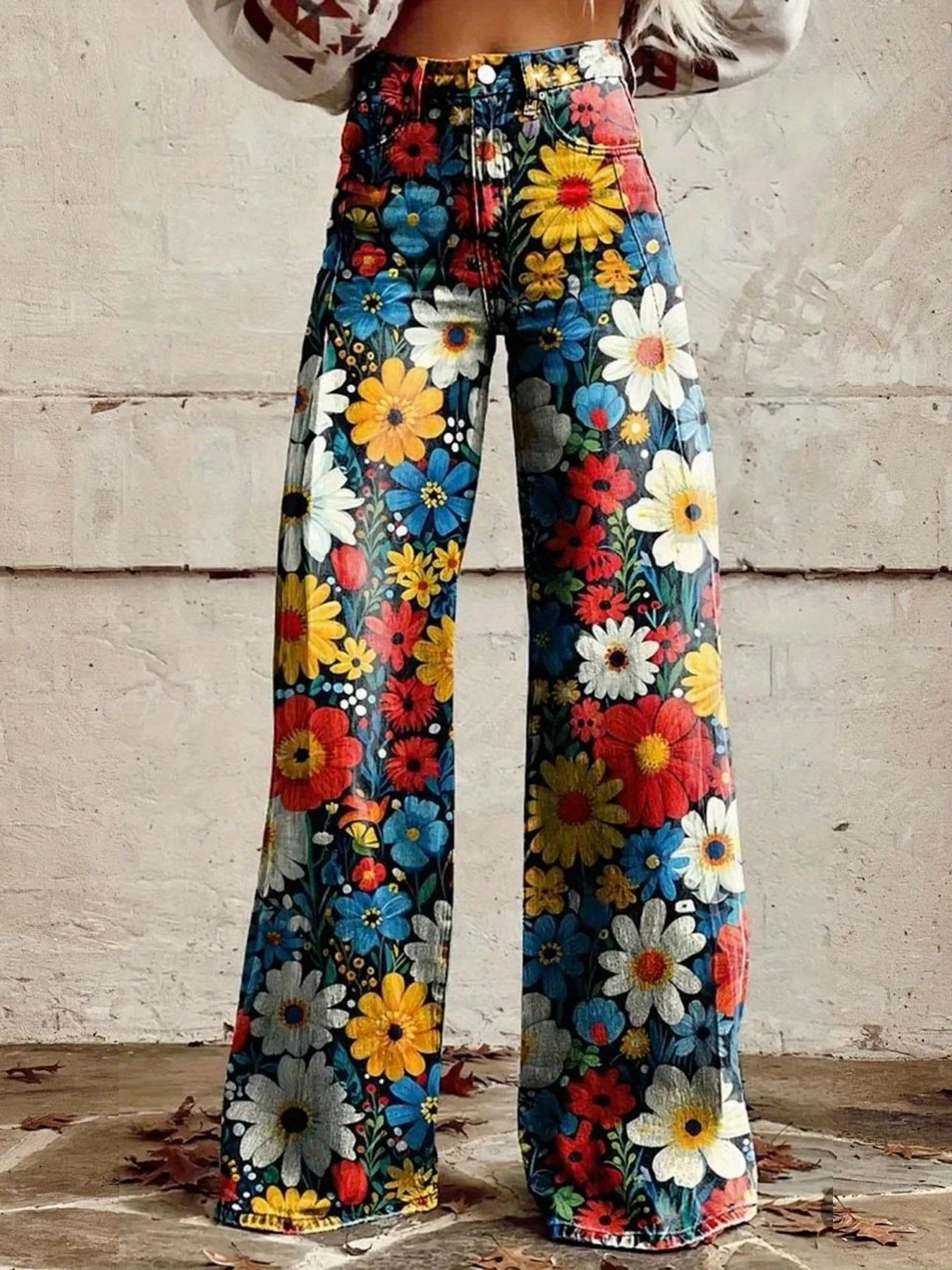 Smith Sisters | Midnight Bloom Flare Jeans