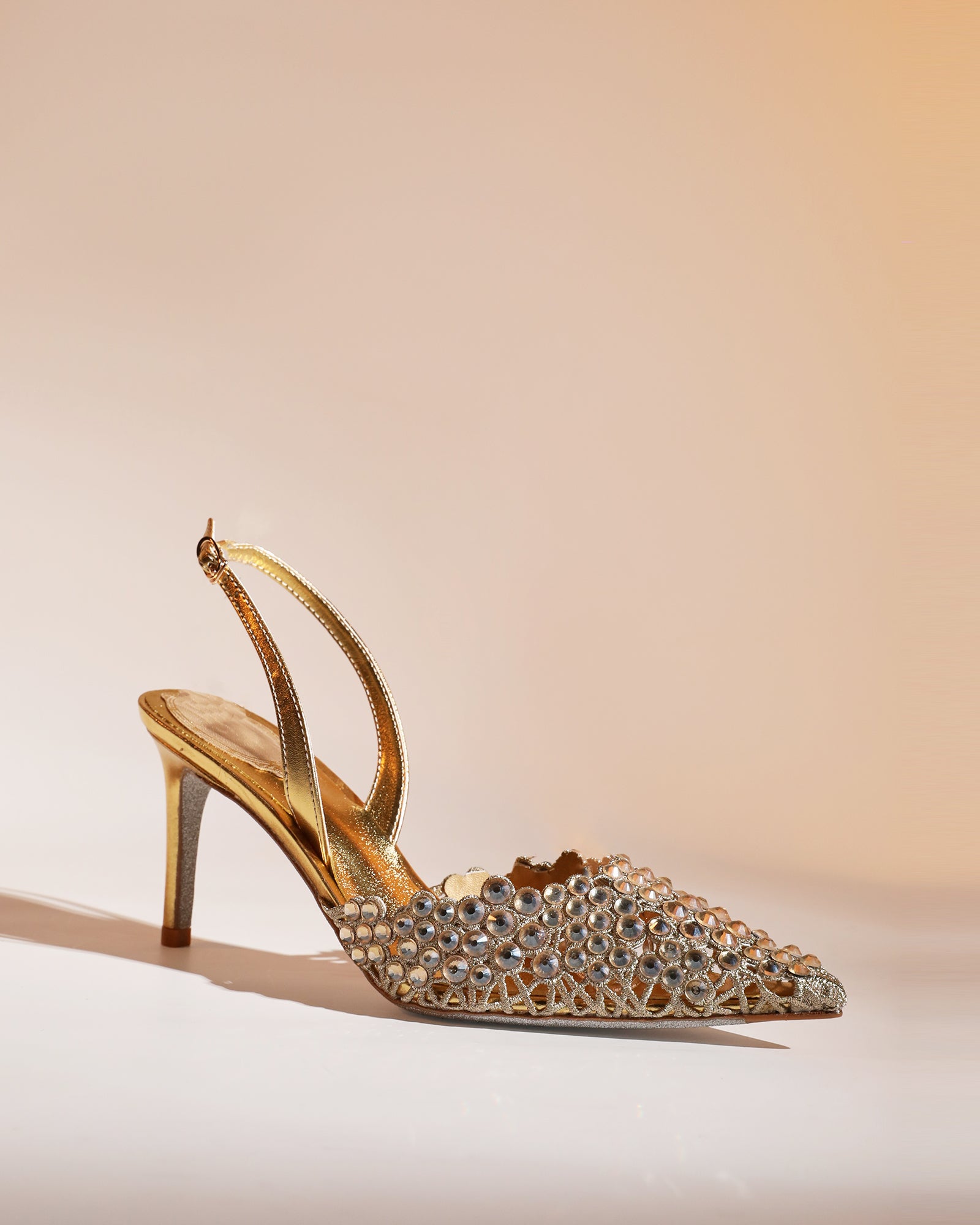 Carolina Rhinestone Slingback Pumps