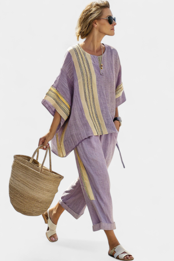 Elowric | Lavender Linen Set