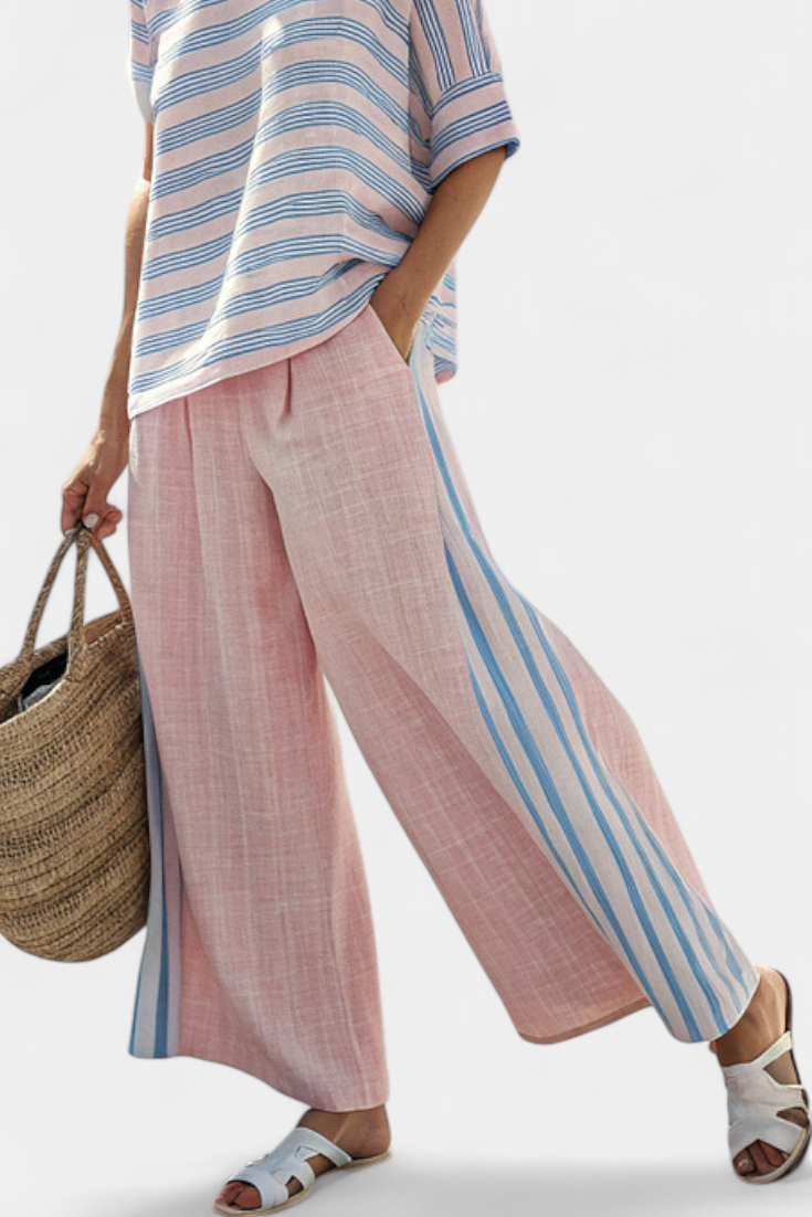 Virella | Soft pastel linen set