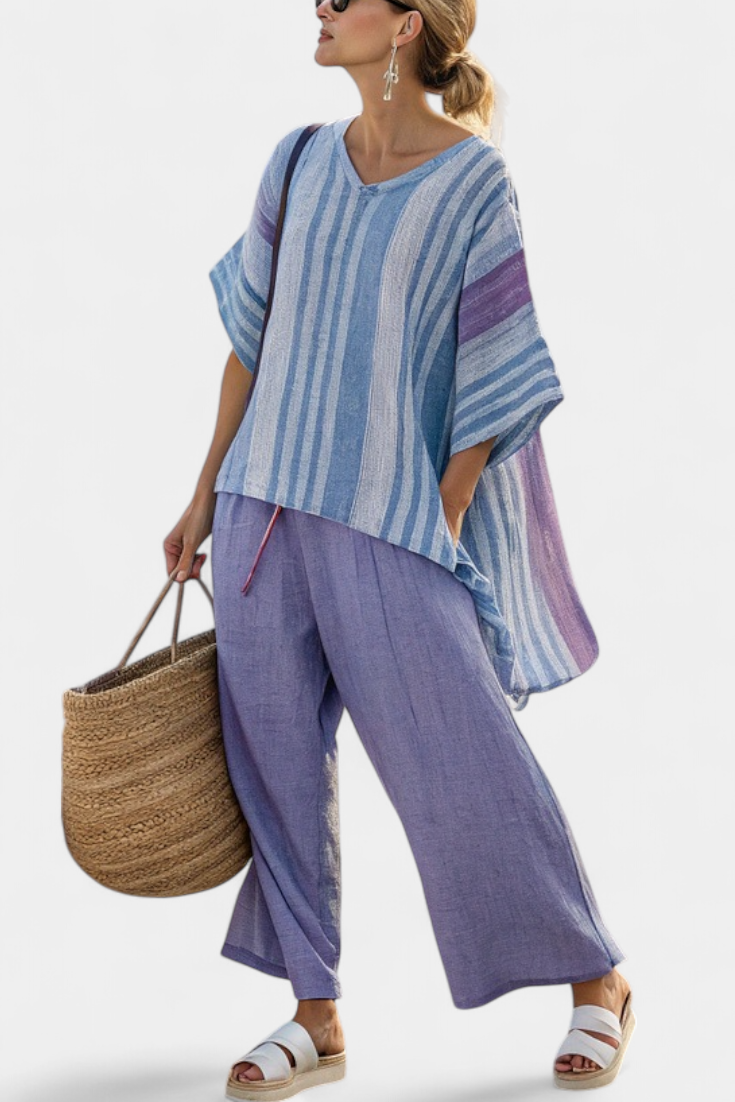 Zellora | Lavender Linen Set