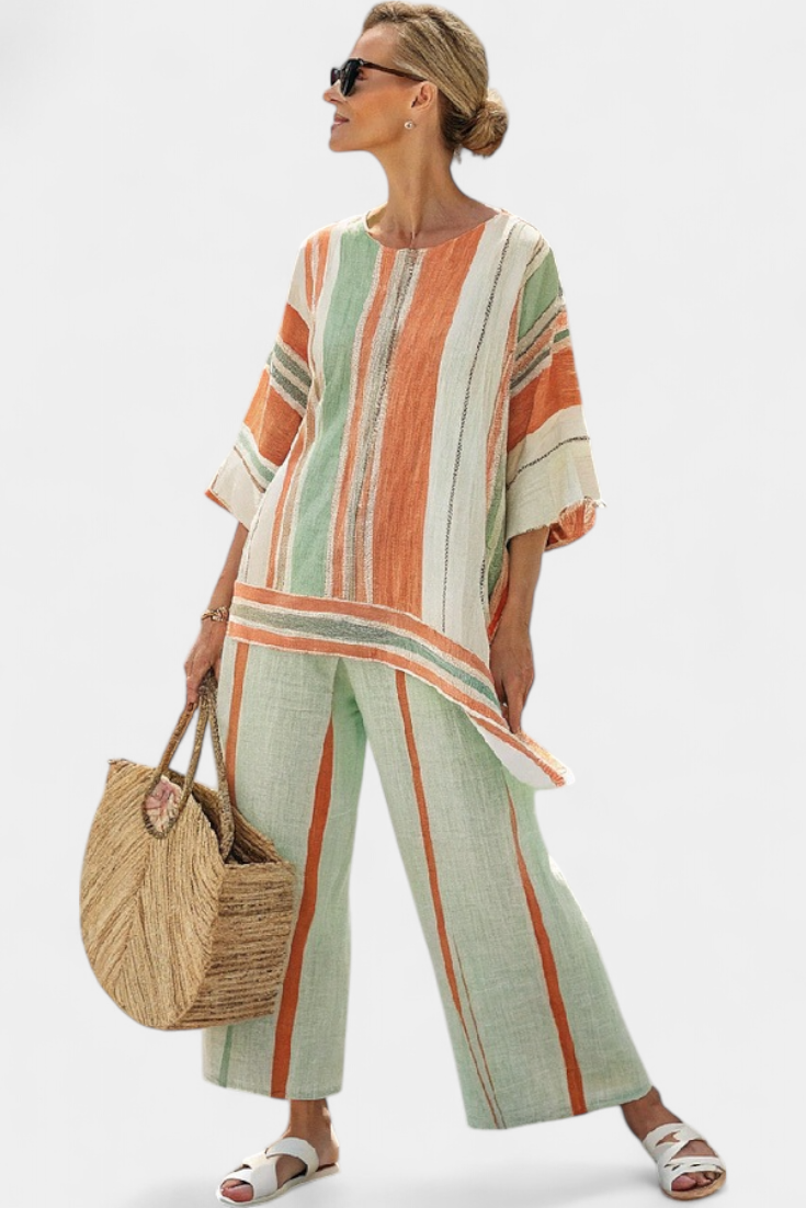 Bellmere | Elegant Asymmetrical Linen Set