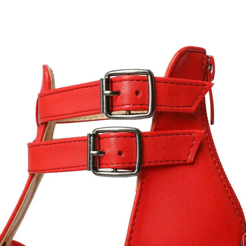 Lacey Strapped Platform Heels
