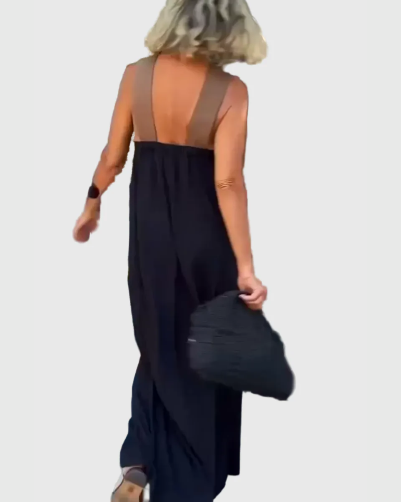 Olivia | Elegantes, fließendes Maxikleid