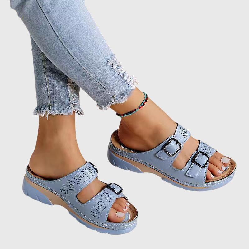 Olivia™ | Orthopedic Leather Sandals