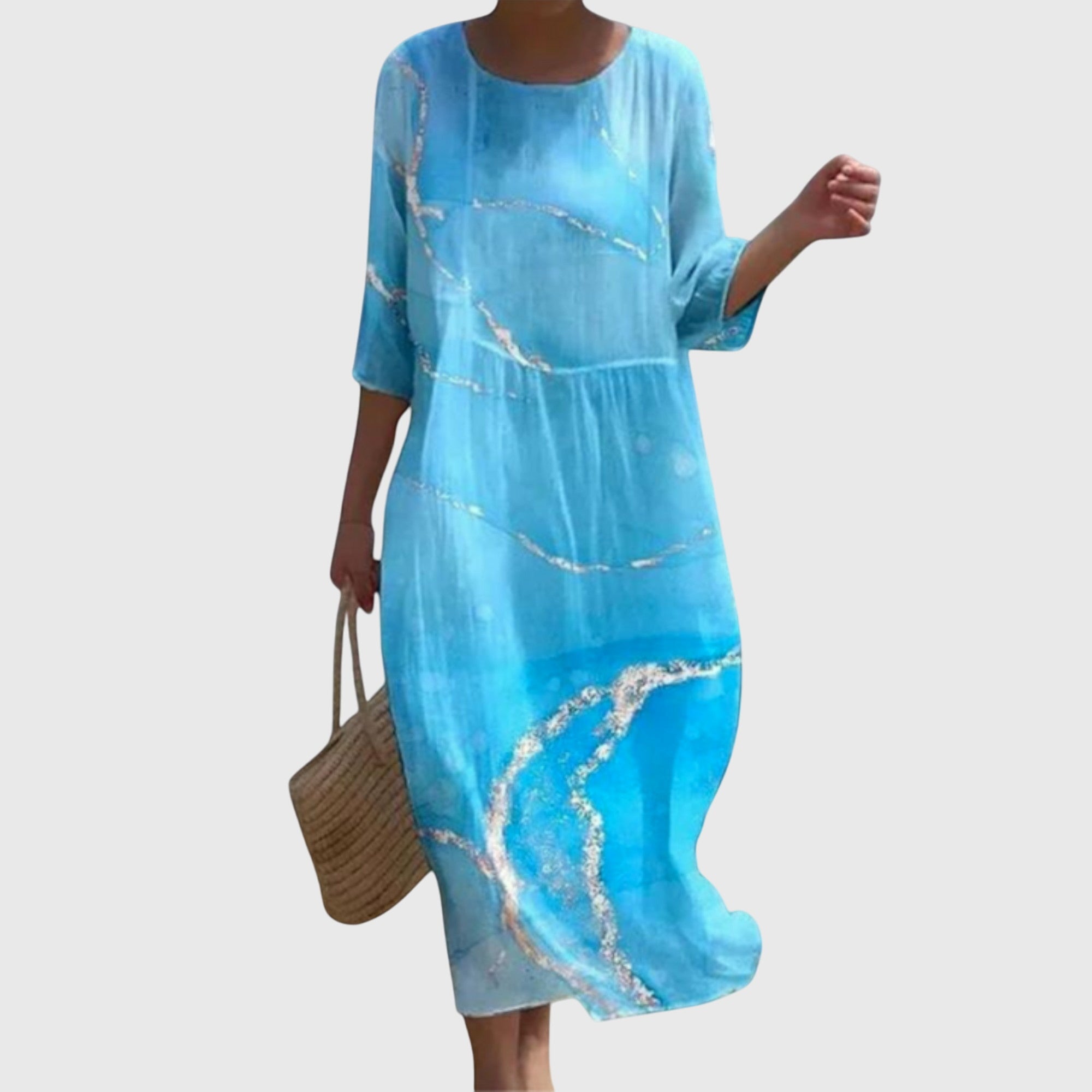 Lara™ | Stilvolles Floral-Maxikleid