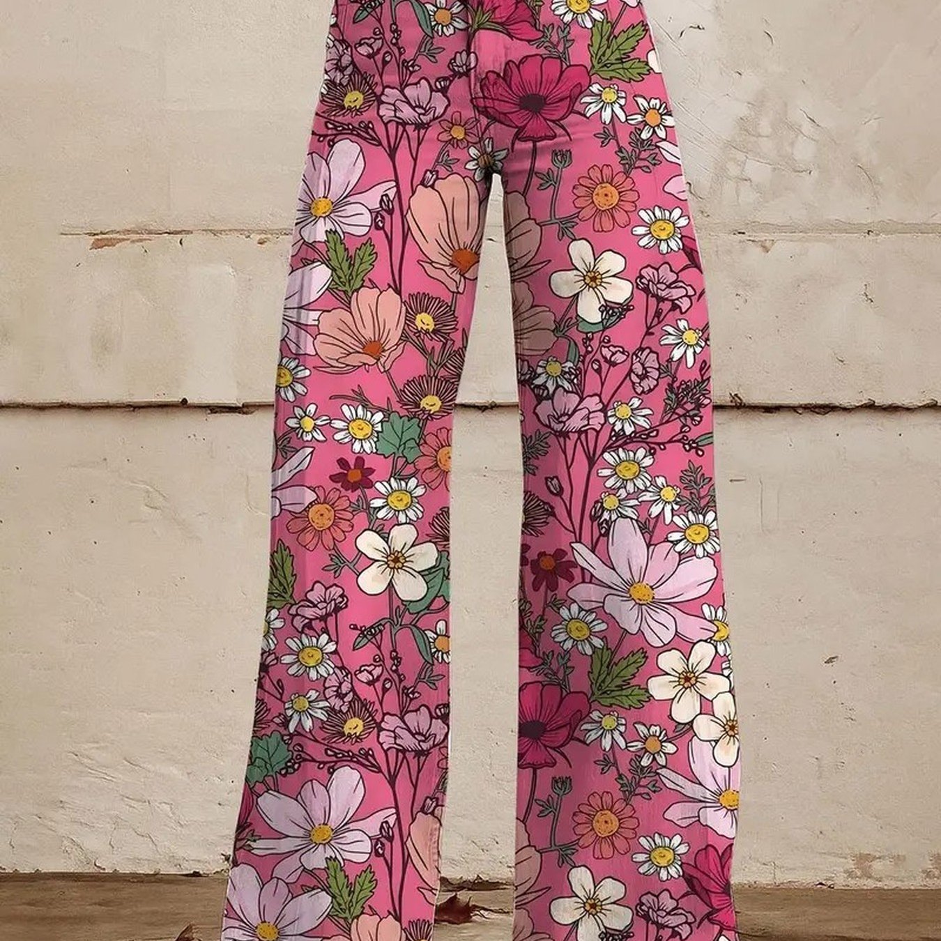 Smith Sisters | Pink Blossom Flare Jeans