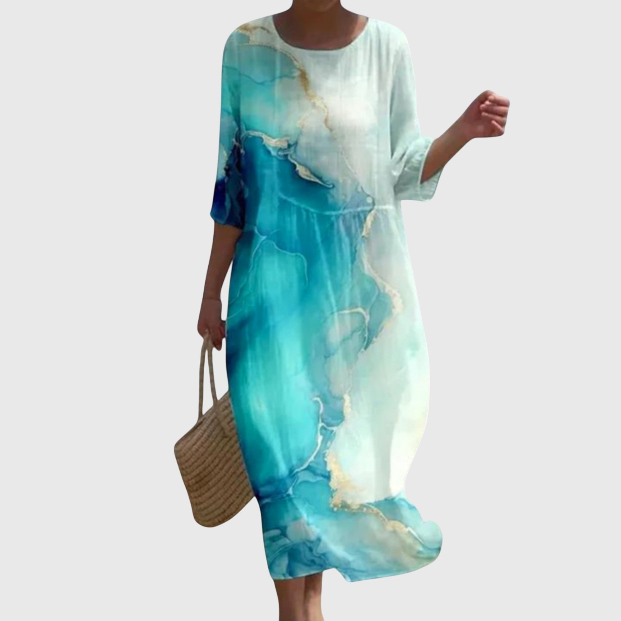 Lara™ | Stilvolles Floral-Maxikleid