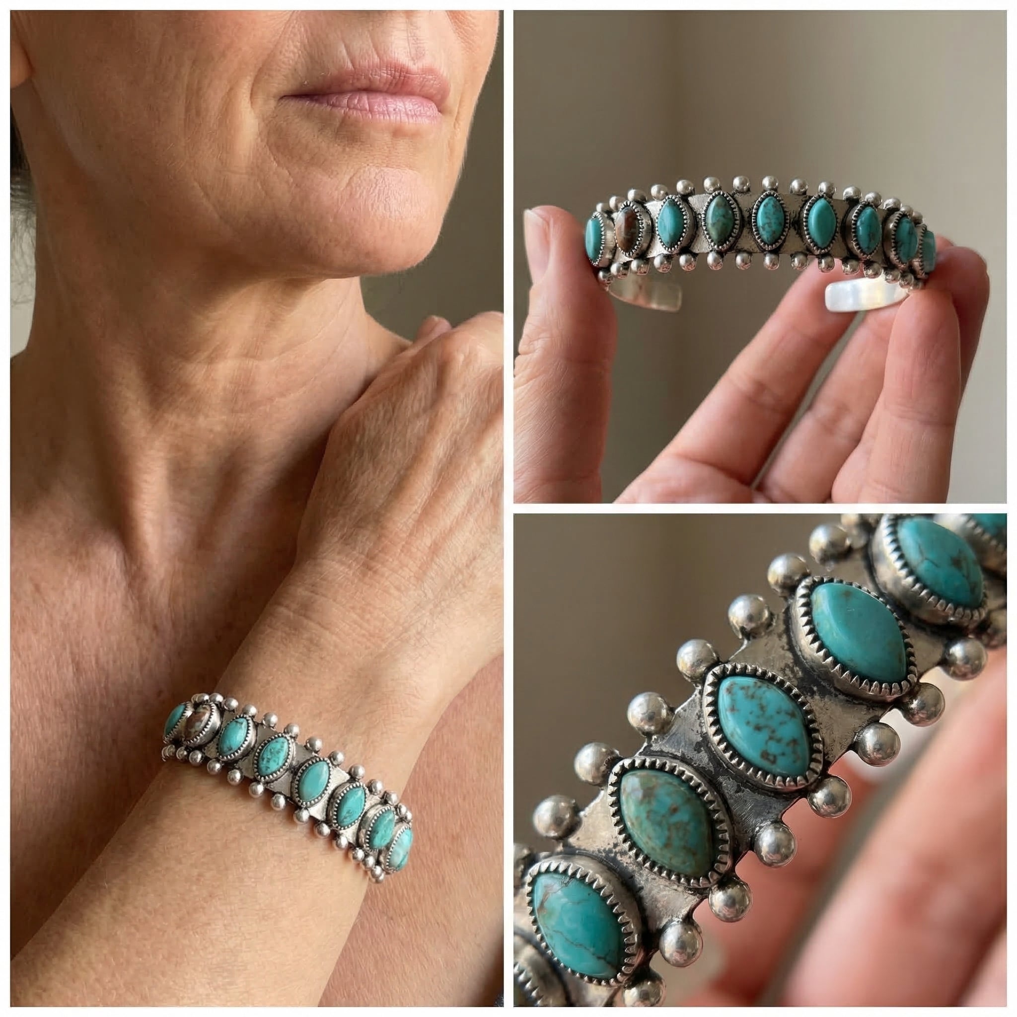 Vintage Turquoise Stone Bracelet
