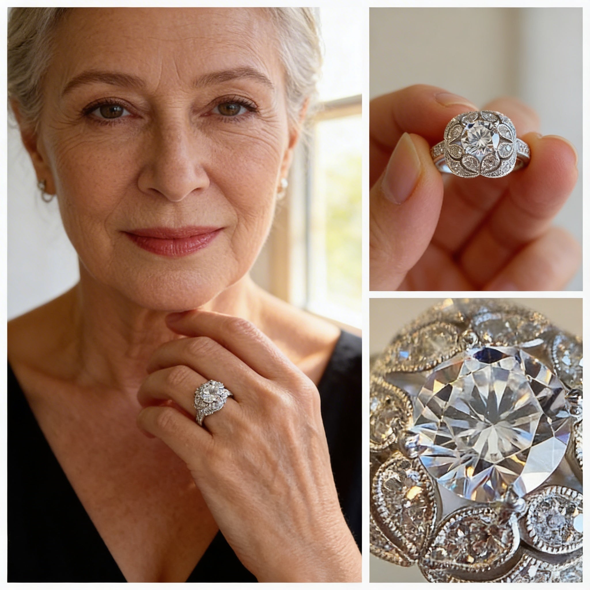 Vintage Bright Silver Ring